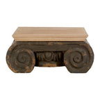Natural and Grey Ornate Coffee Table