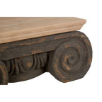 Natural and Grey Ornate Coffee Table