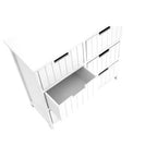 England White Wooden 6 Drawer Chest