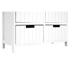 England White Wooden 6 Drawer Chest