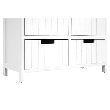 England White Wooden 6 Drawer Chest