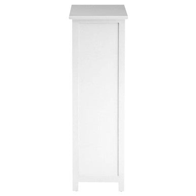 England White Wooden 5 Drawer Chest