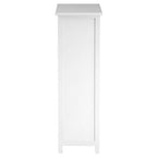 England White Wooden 5 Drawer Chest