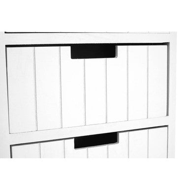 England White Wooden 5 Drawer Chest