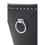 Black Leather Effect Dining Chair