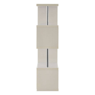 4 Tier White Gloss Shelf Unit