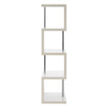 4 Tier White Gloss Shelf Unit