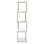 4 Tier White Gloss Shelf Unit