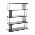 4 Tier Grey Gloss Shelf Unit