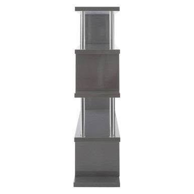 4 Tier Grey Gloss Shelf Unit