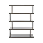 4 Tier Grey Gloss Shelf Unit
