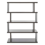 4 Tier Grey Gloss Shelf Unit