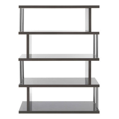 4 Tier Grey Gloss Shelf Unit
