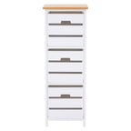 White Wooden 3 Drawer Chest