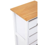 White Wooden 3 Drawer Chest