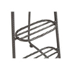 Wood and Metal Bar Chair with Rope Detail