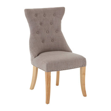 Mink Linen Dining Chair