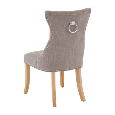 Mink Linen Dining Chair