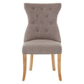 Mink Linen Dining Chair