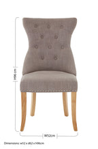 Mink Linen Dining Chair
