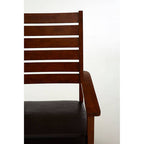 Brown Leather Effect Rocking Chair