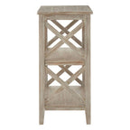 Natural Wash Two Shelf Bookcase