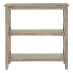 Natural Wash Two Shelf Bookcase
