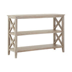 Natural Two Shelf Bookcase