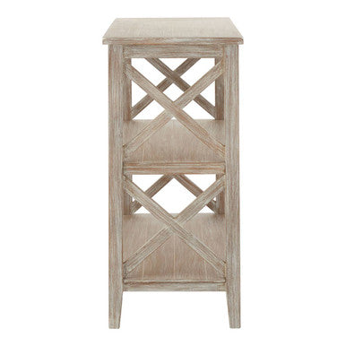 Natural Two Shelf Bookcase
