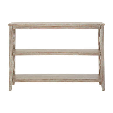 Natural Two Shelf Bookcase