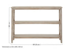 Natural Two Shelf Bookcase