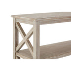 Natural Two Shelf Bookcase