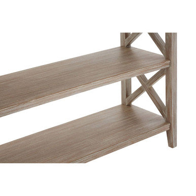 Natural Two Shelf Bookcase