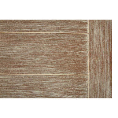 Natural Wash Wooden Coffee Table with Lower Shelf