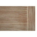 Natural Wash Wooden Coffee Table with Lower Shelf
