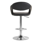 Taylor Style Grey Faux Leather Bar Chair