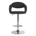 Taylor Style Grey Faux Leather Bar Chair