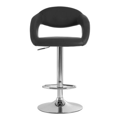 Taylor Style Grey Faux Leather Bar Chair