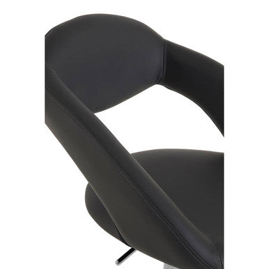 Taylor Style Grey Faux Leather Bar Chair