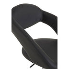 Taylor Style Grey Faux Leather Bar Chair