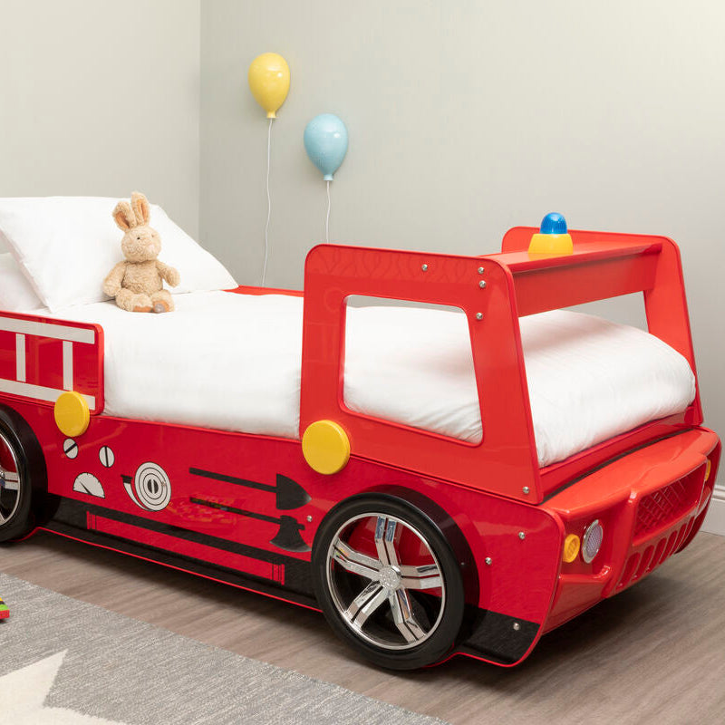Red Fire Engine Single Bed
