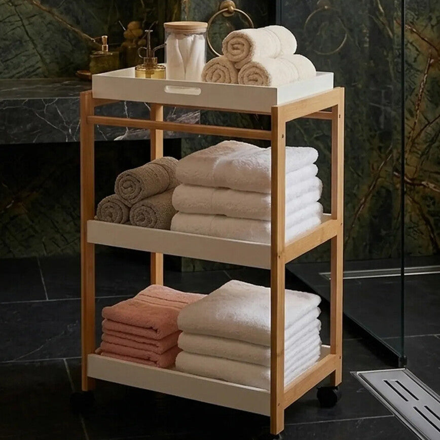 3 Tier Rectangular Storage Trolley