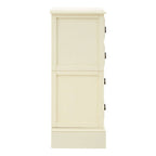 Ivory Wooden 4 Drawer Chest