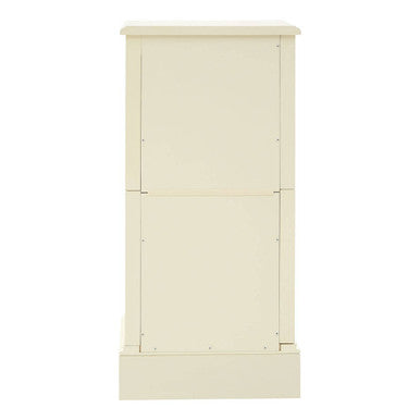 Ivory Wooden 4 Drawer Chest