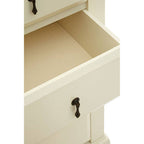 Ivory Wooden 4 Drawer Chest
