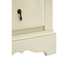 Ivory Wooden 4 Drawer Chest