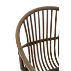 Grey Wash Natural Rattan Chair