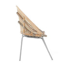 White Washed Natural Rattan Chair