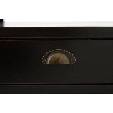 Black and Wood Effect Coffee Table