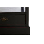 Black and Wood Effect Coffee Table